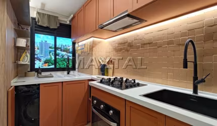 Apartamento em construção à venda, de 40m², com 2 dormitórios. Entrega para Abril 2026.