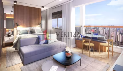 Apartamento com 1 quarto à venda na Avenida Doutor Chucri Zaidan, 671, Brooklin, São Paulo por R$ 450.000