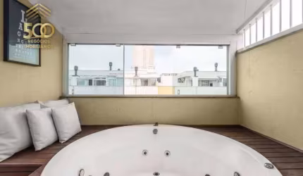 Cobertura DUPLEX com 2 dormitórios à venda, 76 m² por R$ 1.400.000 - Jurerê Internacional - Florianópolis/SC.