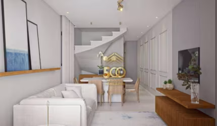 Sobrado com 3 dormitórios à venda, 122 m² por R$ 780.000,00 - Nova Palhoça - Palhoça/SC