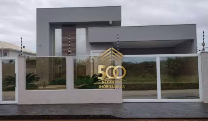 Casa com 3 dormitórios à venda, 180 m² por R$ 798.000,00 - Guarda do Cubatão - Palhoça/SC