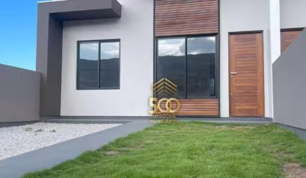 Casa com 2 dormitórios à venda, 58 m² por R$ 390.000,00 - Forquilhas - São José/SC