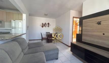 Apartamento com 2 dormitórios à venda, 53 m² com piscina e quadra poliesportiva - Ipiranga - São José/SC