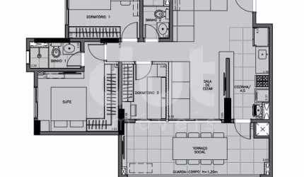 Apartamento com 3 quartos à venda na Avenida Governador Pedro de Toledo, 334, Centro, Campinas, 80 m2 por R$ 720.000