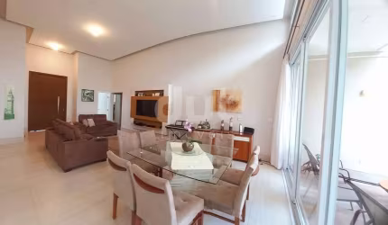 Casa em condomínio fechado com 3 quartos para alugar na Rua Sérgio Bortolotto, 220, Loteamento Parque dos Alecrins, Campinas, 265 m2 por R$ 15.900