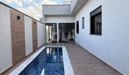 Casa em condomínio fechado com 3 quartos à venda na Avenida Luís Greco, 500, Vila Monte Alegre, Paulínia, 136 m2 por R$ 950.000