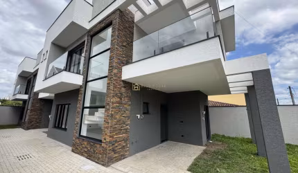 Casa em condomínio fechado com 3 quartos à venda na Rua Miguel Abrão, Portão, Curitiba por R$ 1.370.000