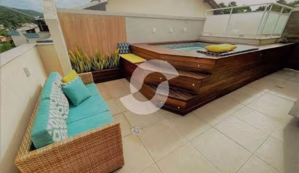 Cobertura para venda tem 134 metros quadrados com 2 quartos em Maria Paula - São Gonçalo - RJ