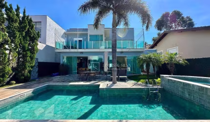 Casa com 4 dormitórios à venda, 390 m² por R$ 3.200.000,00 - Condomínio Figueira Garden - Atibaia/SP