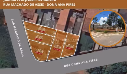 Terreno à venda, 141 m² por R$ 150.000,00 - Jardim das Cerejeiras - Atibaia/SP