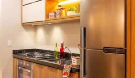 Apartamento mobiliado à venda, 3 quartos 1 suíte,  equipado com armários, Bairro