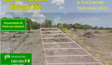 Terreno à venda na Francisco José Dantas, Caponga Funda, Pindoretama por R$ 90.000