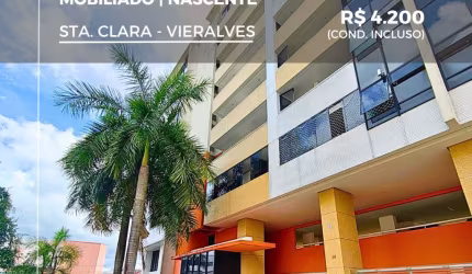 3 Quartos Mobiliado no Vieiralves com Suíte