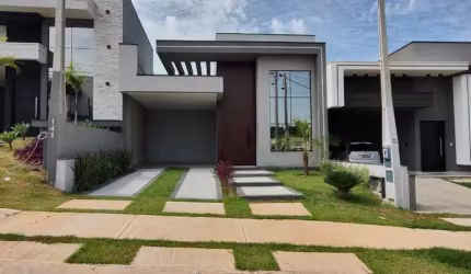 Casa de luxo em condomínio no Park Gran Reserve: 3 quartos, 3 suítes, 2 salas, 4 banheiros, 2 vagas, 140m² em Indaiatuba-SP.