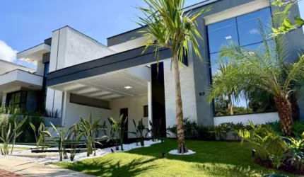 Espetacular casa moderna com fino acabamento a venda no London Park em Indaiatuba - SP