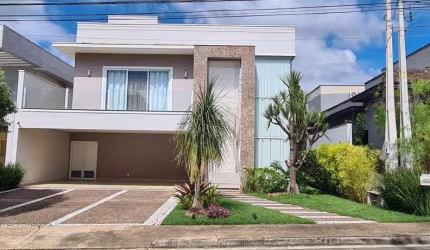 Luxuoso Sobrado 3 Suítes com Escritório e Área Gourmet, Piscina no Condomínio Terra Magna - Jardim Reserva Bom Viver, Indaiatuba-SP - 346,54m²