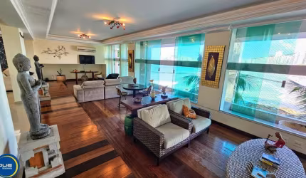 Apartamento Alto Padrão Frente ao Mar no Guarujá  5 Dormitórios, 4 Suítes!