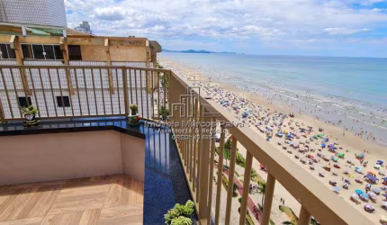 COBERTURA PRAIA GRANDE, CAIÇARA, FRENTE MAR,
 VISTA ESPETACULAR.