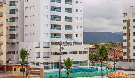 Apartamento novo, frente ao mar, em Mongaguá.