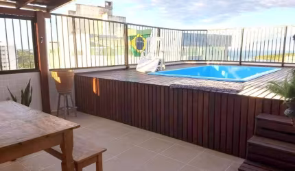 Cobertura com 4 dormitórios à venda por R$ 1.950.000,00 - Praia do Morro - Guarapari/ES