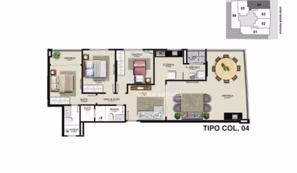 Apartamento com 3 dormitórios à venda por R$ 1.050.000,00 - Praia do Morro - Guarapari/ES