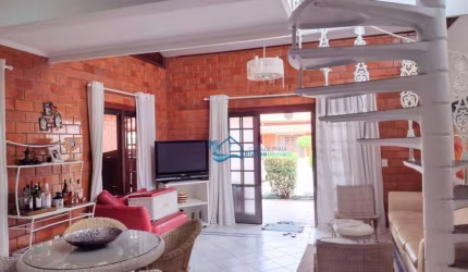 Village com 3 dormitórios à venda, 138 m² por R$ 955.000,00 - Jardim  Indaiá - Bertioga/SP