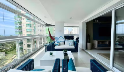 Apartamento com 3 dormitórios para alugar, 170 m² por R$ 5.800,00/dia - Riviera Módulo 03 - Bertioga/SP