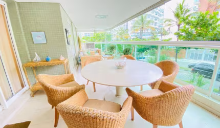 Apartamento com 3 dormitórios para alugar, 140 m² por R$ 2.950,00/dia - Riviera - Módulo 7 - Bertioga/SP