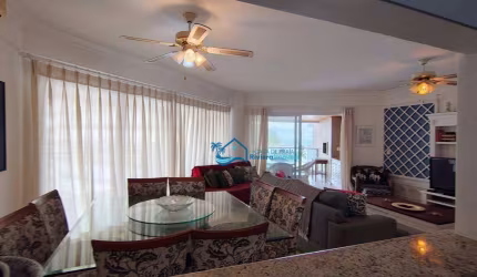 Apartamento com 3 dormitórios para alugar, 156 m² por R$ 18.000,00/mês - Riviera Módulo 08 - Bertioga/SP