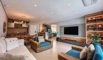 Apartamento com 3 dormitórios, 132 m² - venda por R$ 4.900.000,00 ou aluguel por R$ 22.000,00/mês - Riviera - Módulo 7 - Bertioga/SP