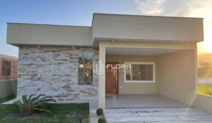 Chegou a sua vez!!!! Linda casa com 3 dormitórios à venda, 110 m² por R$ 470.000 - Condomínio Vitória dos Anjos - Maricá/RJ