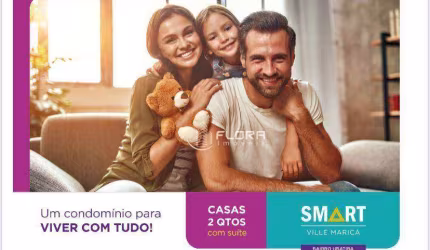 Casa com 2 dormitórios à venda, 50 m² por R$ 251.500,00 - Ubatiba - Maricá/RJ