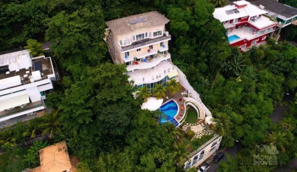 Mansão para Venda em Guarujá, Mar e Céu, 11 dormitórios, 11 suítes, 15 banheiros, 4 vagas