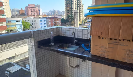 Apartmanento no bairro Tupi em Praia Grande-SP