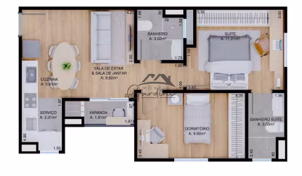 Apartamento com 2 quartos à venda na Rua do Príncipe, Itacolomi, Balneário Piçarras por R$ 394.911