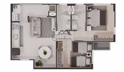 Apartamento com 2 quartos à venda na Avenida Mário Uriarte, 926, Cordeiros, Itajaí por R$ 633.153
