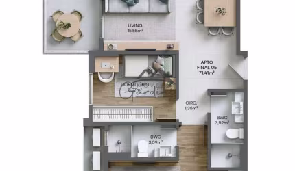 Apartamento com 3 quartos à venda na Rua Carlos Seara, 686, Vila Operária, Itajaí por R$ 713.000