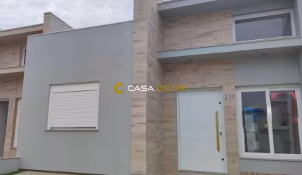 Casa em condomínio fechado com 2 quartos à venda na Rua Jean Vardaramatos, 130, Hípica, Porto Alegre por R$ 495.000