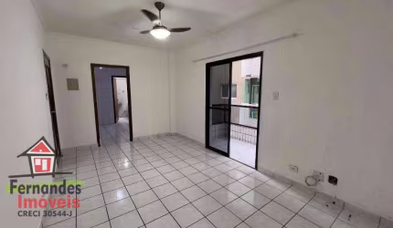 Apartamento com 1 dormitório e elevador,  para alugar, definitivo pacote 55 m² por R$ 2.200/mês - Boqueirão - Praia Grande/SP