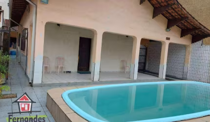 Casa isolada com piscina 4 quartos para alugar definitivo pacote em Avenida Paris, 260 m² por R$ 15.000/mês - Canto do Forte - Praia Grande/SP