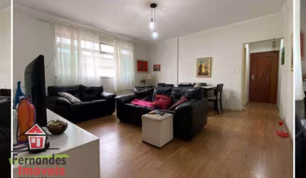 Apartamento frente rua  com 3 quartos mais dependência à venda, 136 m² por R$ 600.000  José Menino  Santos SP