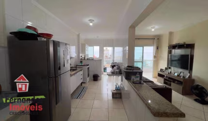 Apartamento no lado praia  com 3 quartos sendo 2 suítes à venda, 112 m² por R$ 695.000  Ocian  Praia Grande SP