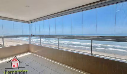 Apartamento frente mar com 3 dormitórios à venda, 128 m² por R$ 895.000 - Jardim Real - Praia Grande/SP