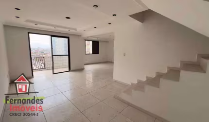 Cobertura Duplex 400 metros da praia com 3 dormitórios à venda, 232 m² por R$ 770.000 - Ocian - Praia Grande/SP