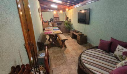Casa térrea em condomínio com 2 dormitórios à venda, 49 m² por R$ 260.000 - Vila Sônia - Praia Grande/SP