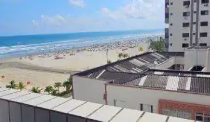 Apartamento mobiliado lateral vista mar com 2 dormitórios para alugar definitivo pacote 60 m² por R$ 2.800 mês  Aviação  Praia Grande SP