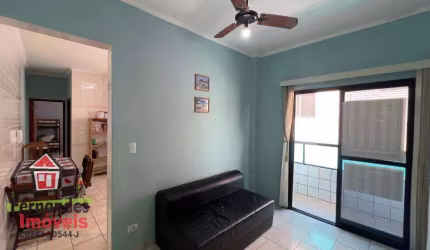Apartamento mobiliado uma quadra da praia com 1 dormitório para alugar definitivo pacote 60 m² por R$ 2.000 mês  Guilhermina  Praia Grande SP