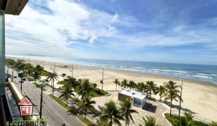 Belíssimo apartmento frente mar 2 quartos à venda no bairro Maracanã em Praia Grande SP.