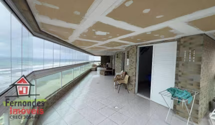 Apartamento alto padrão frente mar  com 4 dormitórios à venda, 217 m² por R$ 1.200.000 - Ocian - Praia Grande/SP