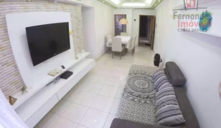 Apartamento para alugar, 78 m² por R$ 3.300,02/mês - Tupi - Praia Grande/SP